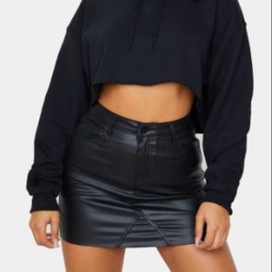 Pretty Little Thing Leather Skirt